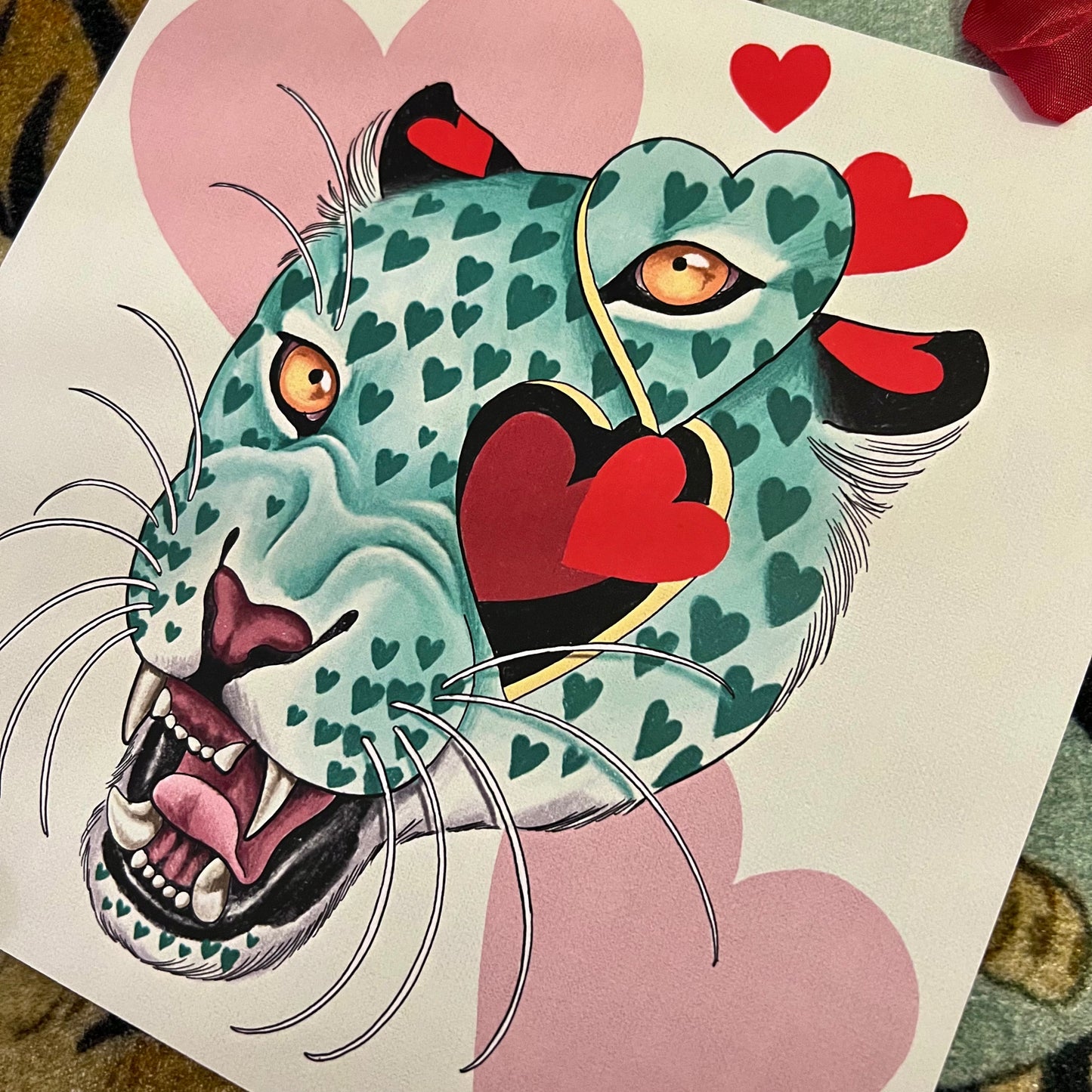 Mint Love Leopard