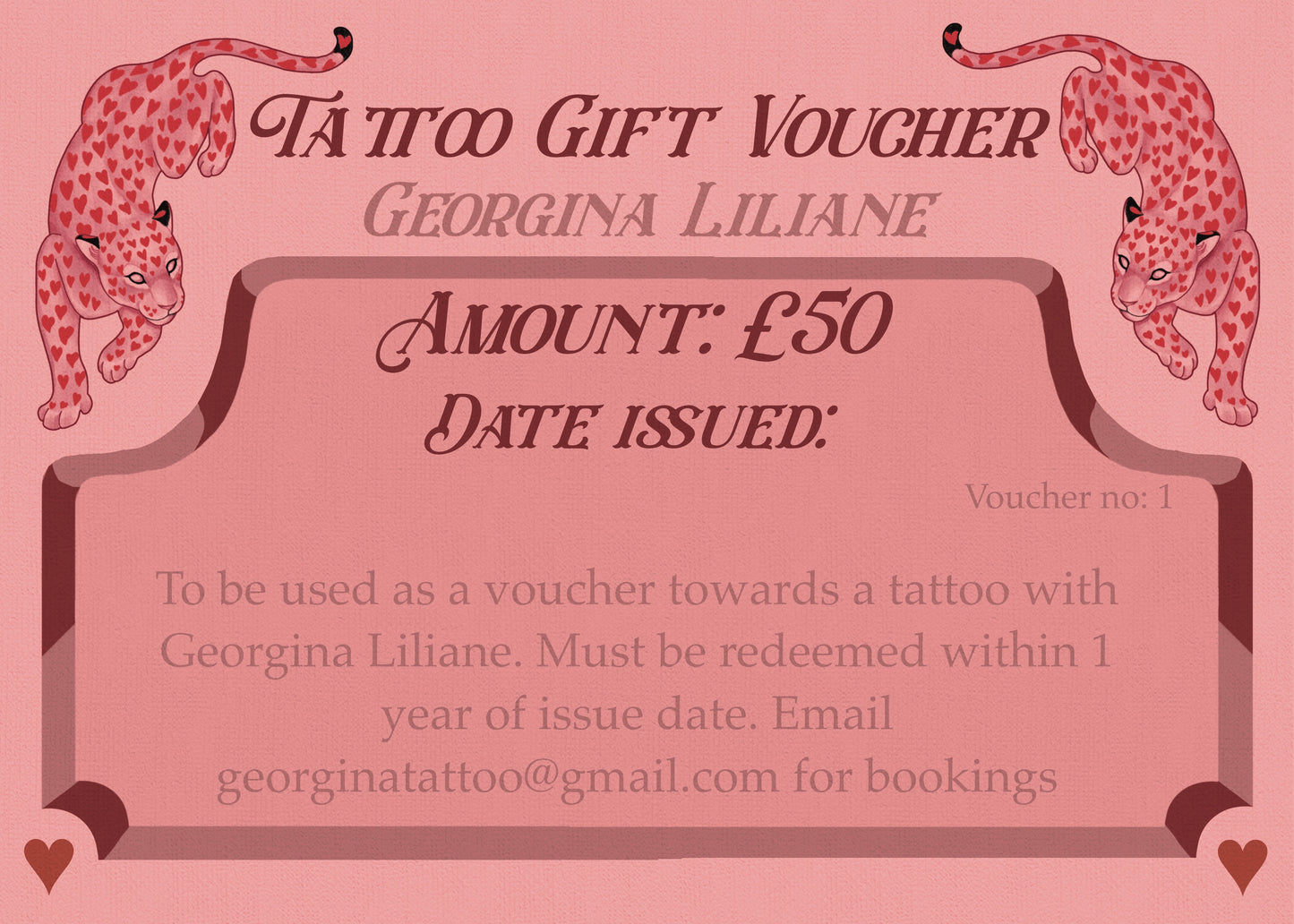 Tattoo Gift E-Voucher