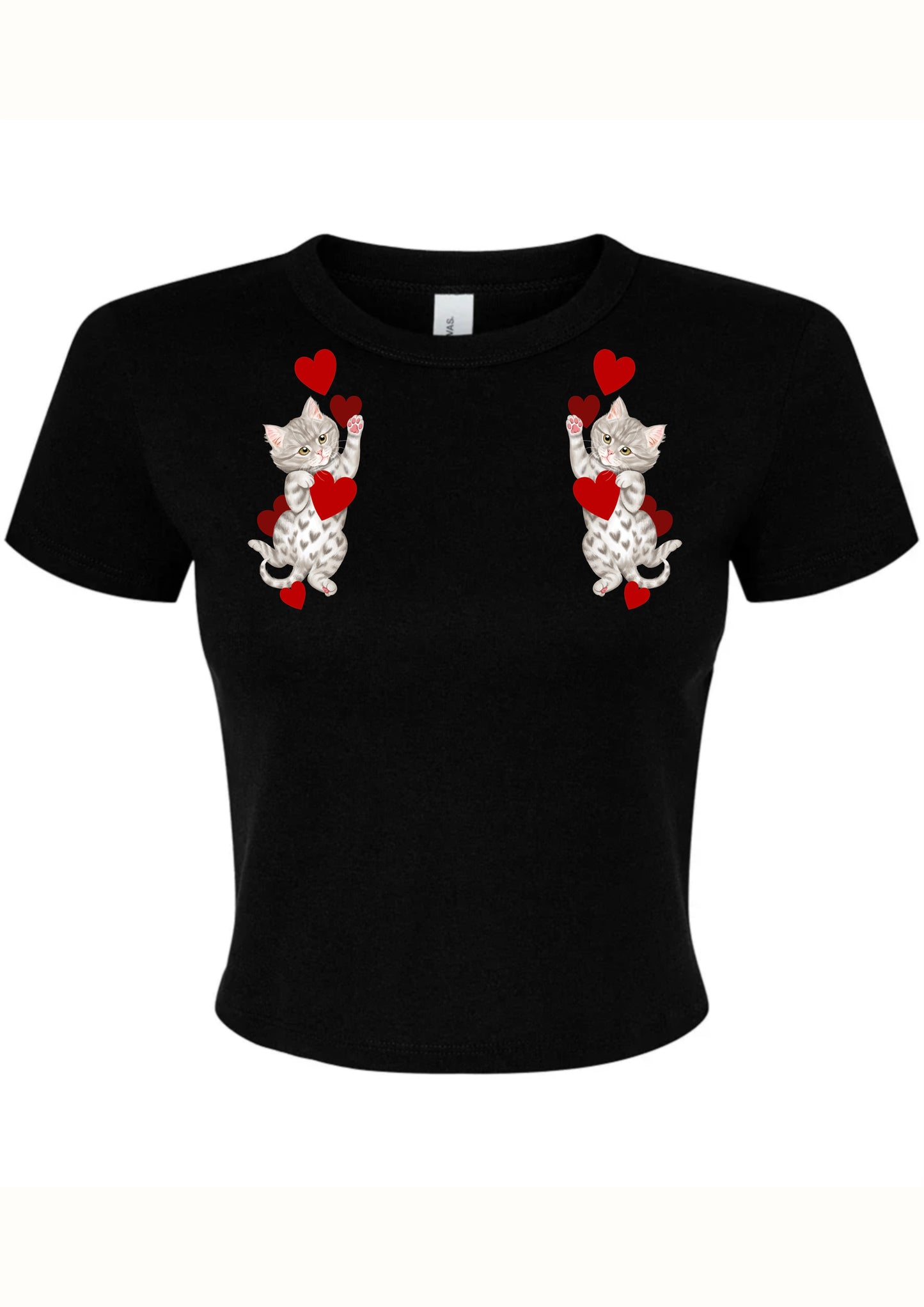 Love Kittens - Black Baby Tee