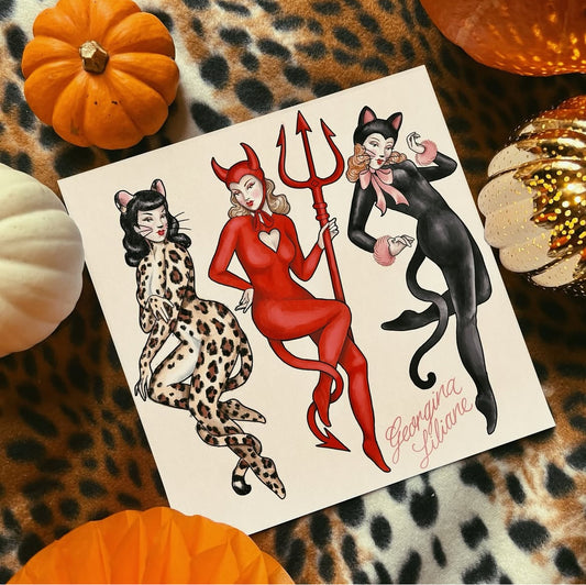 Halloween Pinups