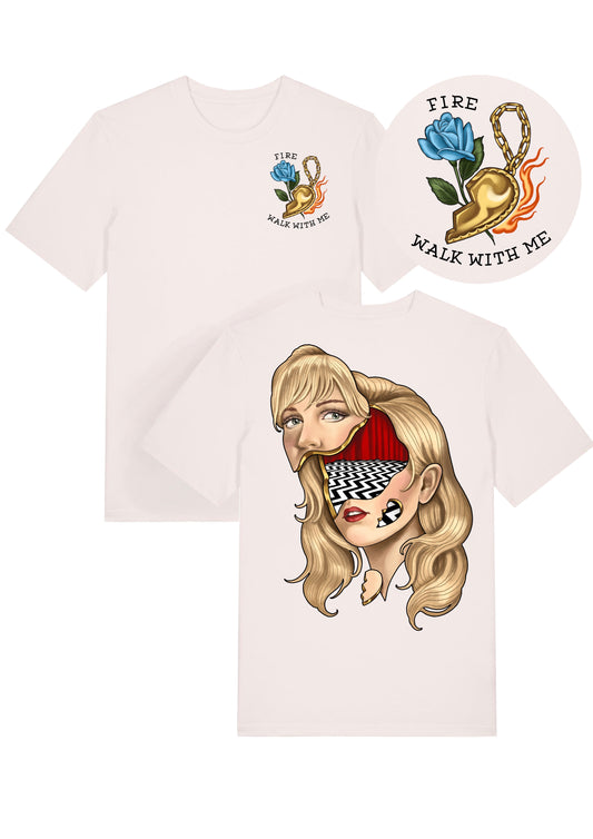 PRE ORDER - Laura Palmer Tee - Vintage White